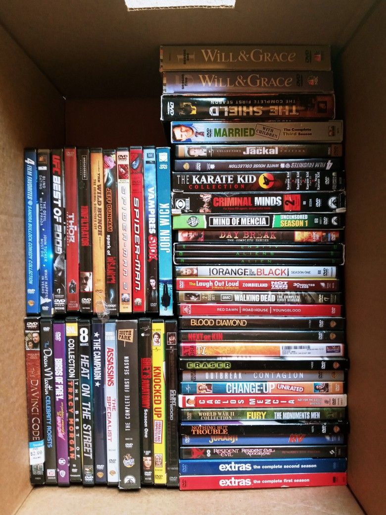 LOT Of DVDs. Tv Shows, Movies