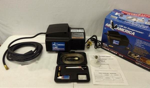 Air America 1 HP Air Compressor and Engraver's Kit