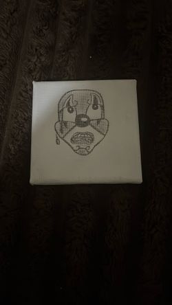  Crying Payaso XXS Canvass Drawing (Self Made)