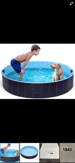 Amzdeal Foldable Pet Swimming Pool