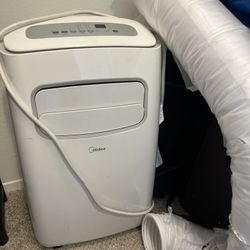 Midea MPF10CR81-E Portable Air Conditioner 10,000 BTU Easycool AC (Cooling, Dehumidifier and Fan Functions) for Rooms up to 150 Square Feet with Remot