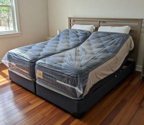 🔥 Factory Direct Adjustable Beds - 50% to 80% Off! All Sizes, Take Home for $39 Today! 🔥King, Queen, Twin XL, Split King, California King