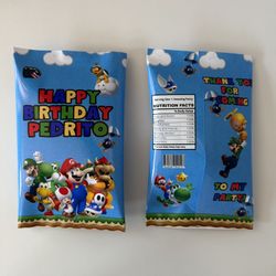 Mario Party Chip Bags