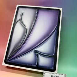 Apple IPad Air 13 Inch M2 Tablet New - Pay $1 today and pay the rest later -