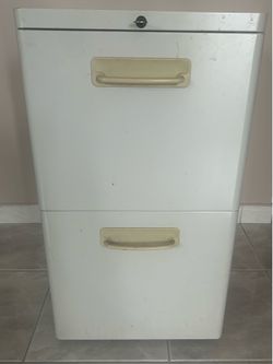 2 drawers  metal office flle cabinet