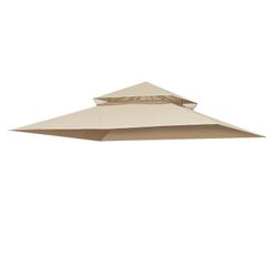 10.6 x 10.6 ft canopy cover beige replacement