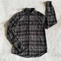 George, Super Soft, Long Sleeve Plaid Flannel Shirt, Men’s Size S (34-36) 