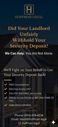 Denied Security Deposit