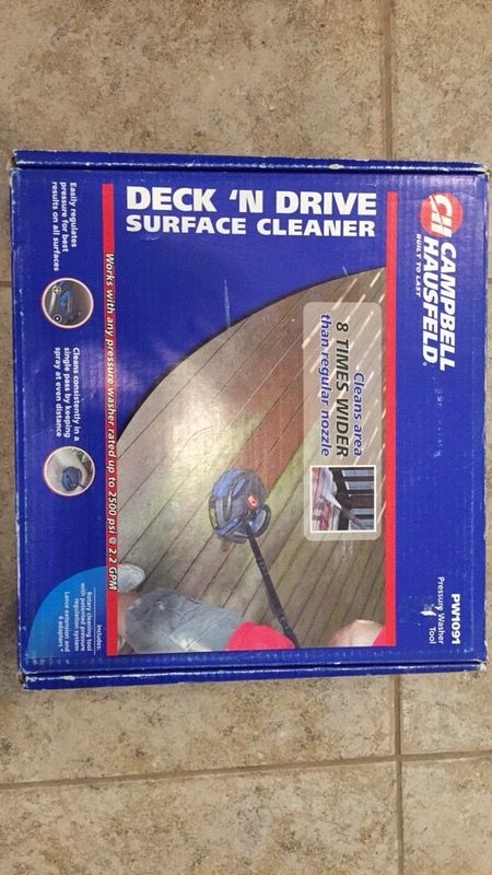 Campbell Hausfeld Deck N Drive Surface Cleaner