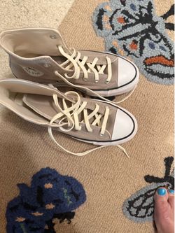 Converse high tops  taupe color