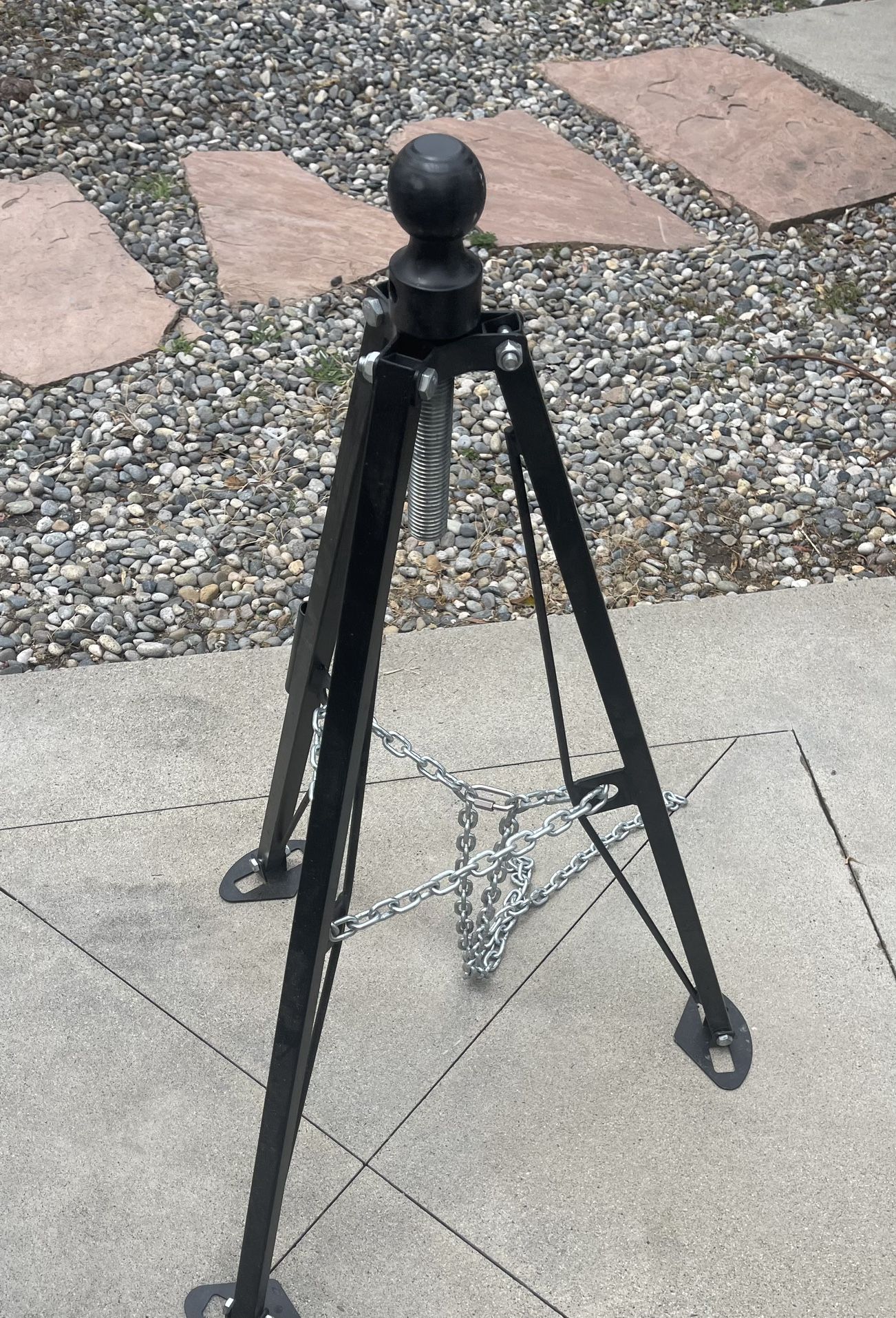 Fifth Wheel Gooseneck Support Stand