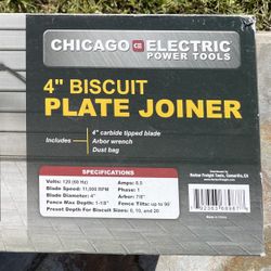 4” Biscuit Joiner