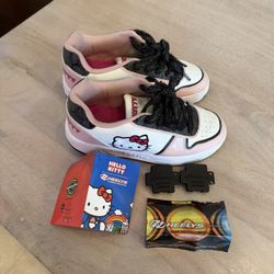 Hello Kitty Heelys Kids Skate Shoes Size 5 
