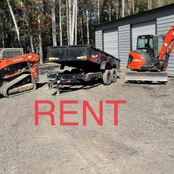 Excavator, Skid-Steer, Attachment’s, Dump trailer!