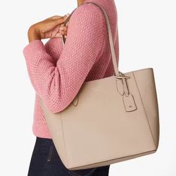 Kate Spade Dana Tote Warm Beige With Matching Wallet Brand New