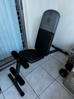 Adjustable workout bench
