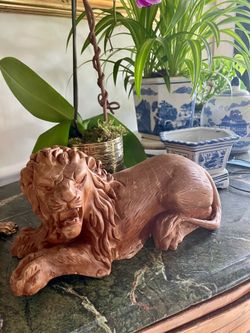 Hand Carved Lion