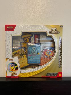 Pokémon TCG 30th Celebration Poster Collection Box