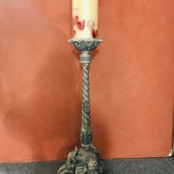 Impressive 28” Tall Candlesticks ‼️ Two  Candle Holders In Perfect Condition $55/set❤️🙏🌸