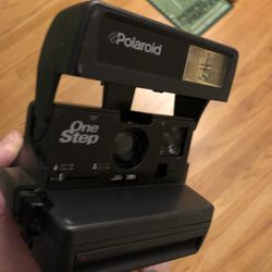 Polaroid one step instant camera