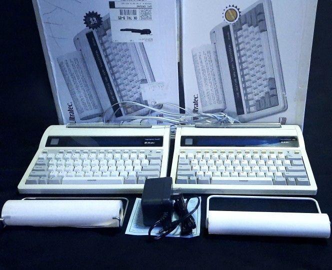 Lot of Two Ultratec Superprint Pro80 (& GOLD) Vintage TTY Devices