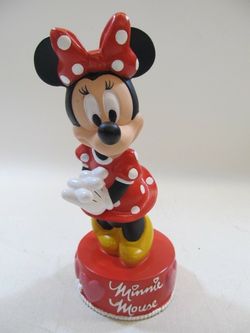 Disney Vinyl Minnie Mouse Hearts Coin Piggy Bank