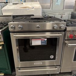New 30” KitchenAid Slide In Dual Fuel Range