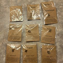 Zodiac Chokers Brand New
