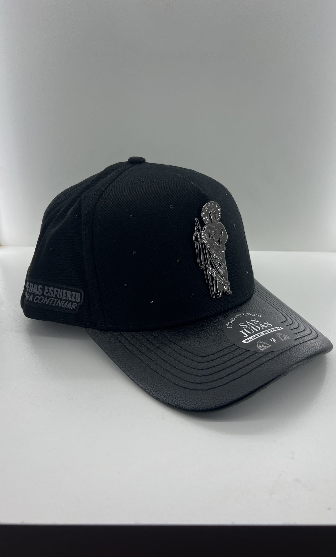 San Judas black on black snapback hat 🧢