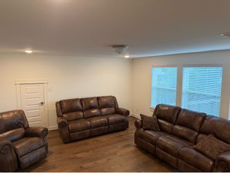 Reclining seat and two couch set