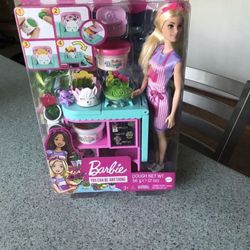 Barbie Florist Doll and Play set