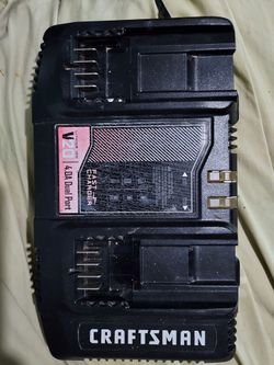 Craftsman  20v 4.0 Dual port charger works perfectly
