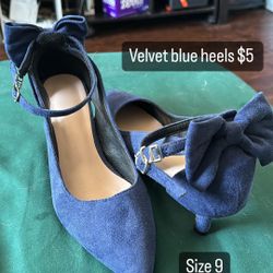 Cosplay Blue Heels