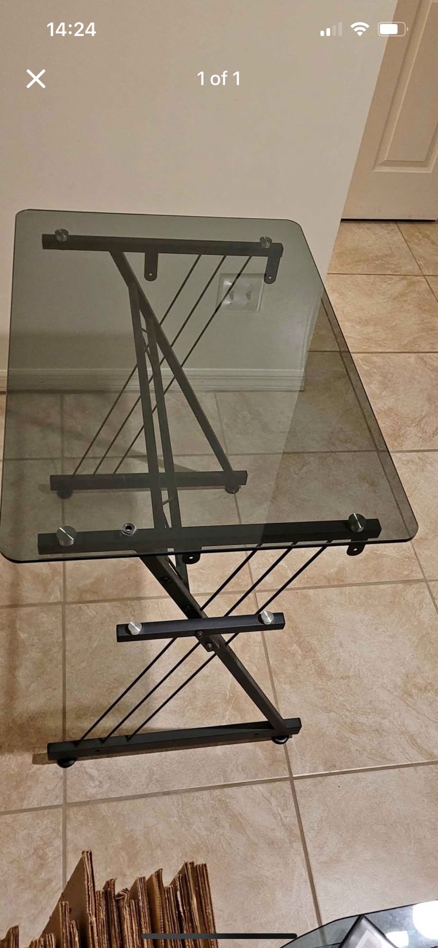 2 Glass Tables