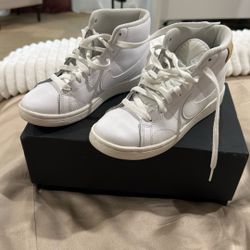 White Nike High Tops