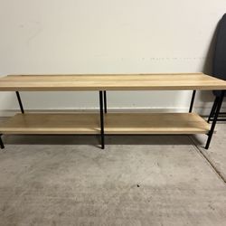 Oak Wood TV Stand 