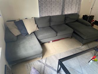 Rarely used Gray couch