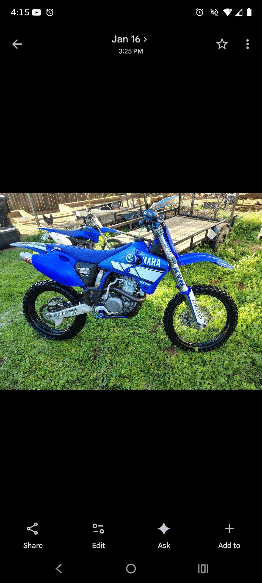 2000 Yamaha yz426f