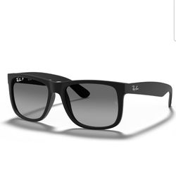Ray-Ban RB4165 Justin Sunglasses Matte Black / Gray Gradient –  Designer Shades