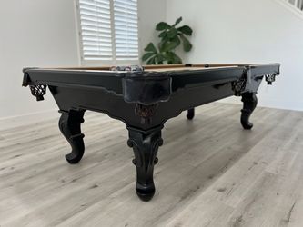 8 FT BLACK SLATE POOL TABLE – $1,295