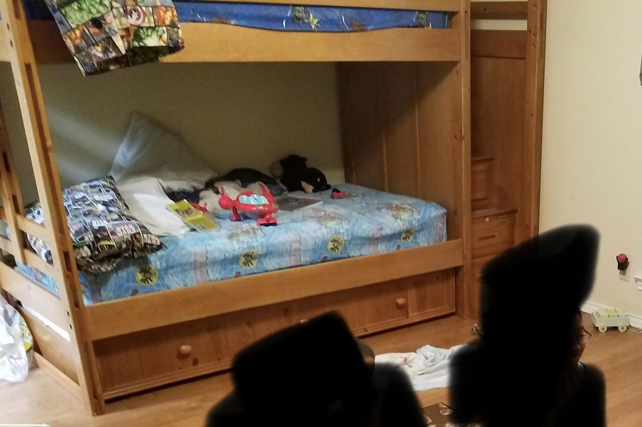 Wood Bunk Bed w/ Trundle for Sale in San Antonio, TX OfferUp