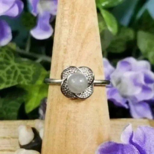 Moonstone Crystal Ring #4A