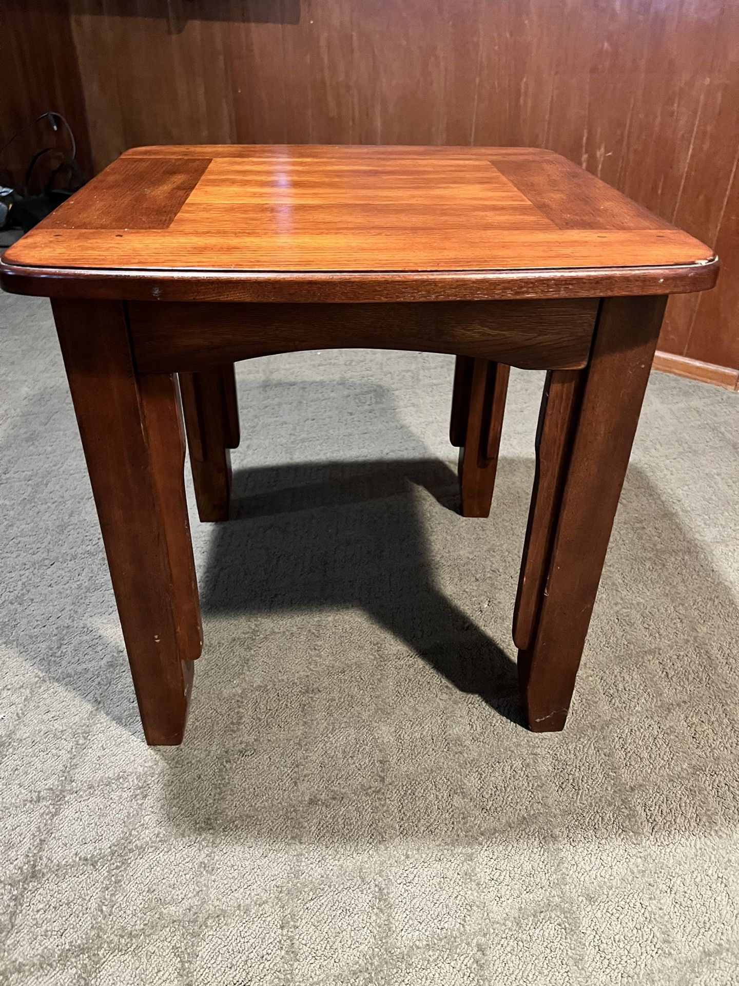 Solid End Table