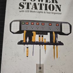 Power Station With Two LED Work Lights - New