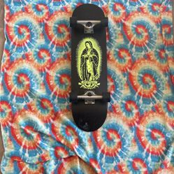 Santa Cruz Skateboard Collectible Jesse Guadalupe Glo Skateboard Deck 8.5”