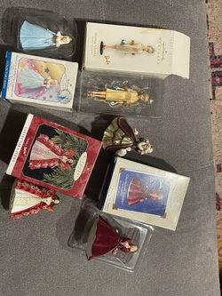 Barbie Holiday Ornaments -$40 OBO for All 5 . 4 Have Boxes 1 Doesn’t 