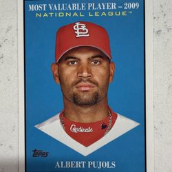 2025 Topps Update Most Valuable #MV23 Albert Pujols Cardinals
