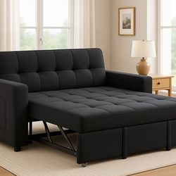 Maeve Black Loveseat Sleeper