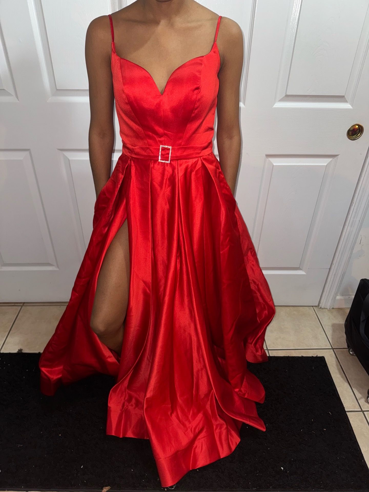 Prom Dress - Red - Size 0