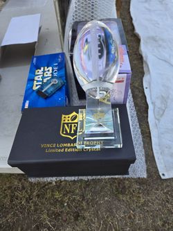 NFL Vincent Lombardy Crystal Superbowl Trophy